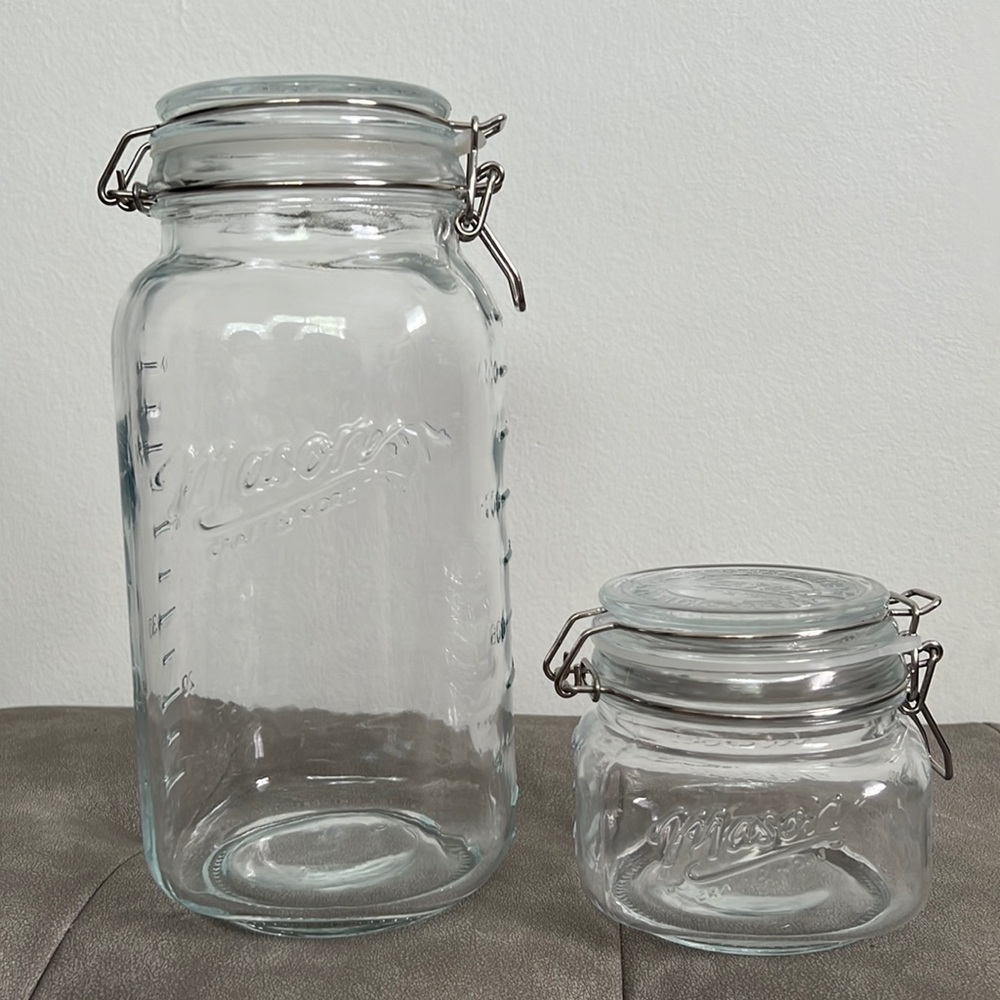 Set of 2 Mason Jars